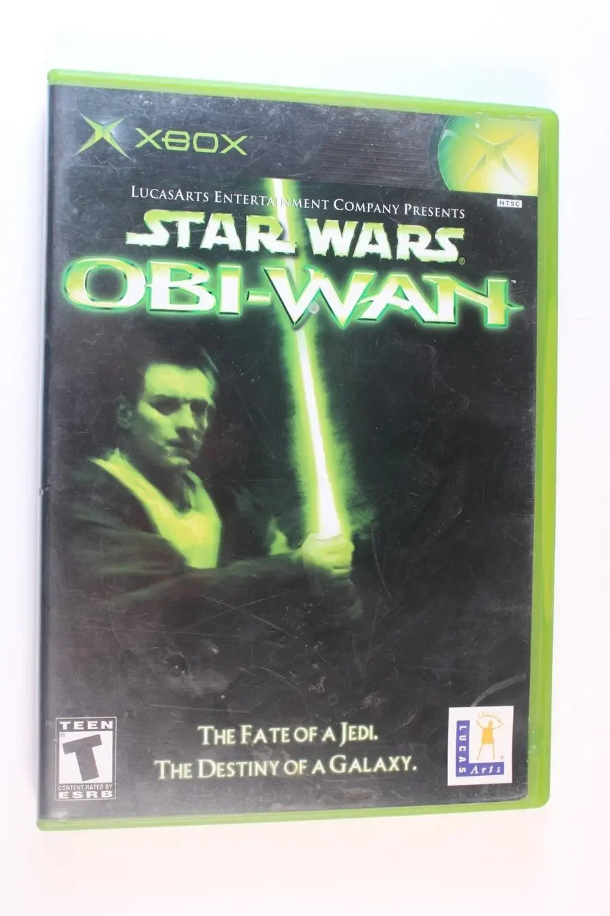Star Wars Obi Wan (Microsoft Xbox, 2001) CIB Complete With Manual Tested